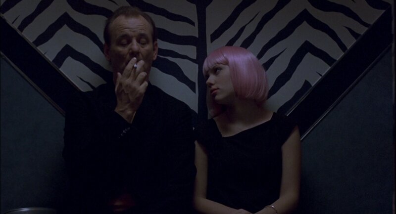 Man and woman in zebra room