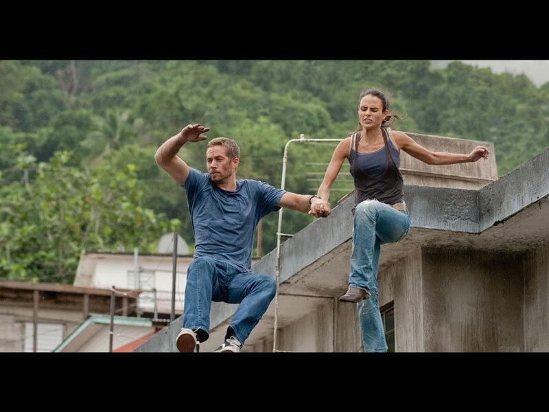 Man and Woman Jumping