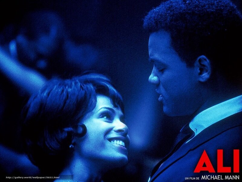 Man and Woman Looking at Each Other — Blue