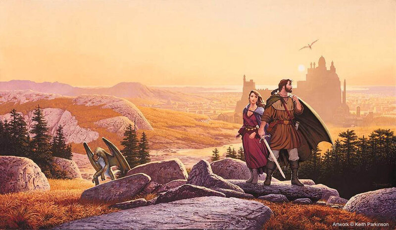 Man and Woman on a Hill