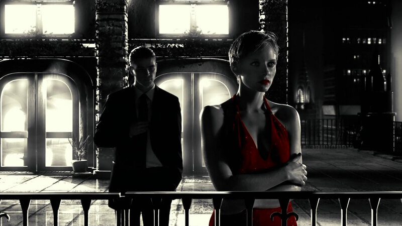 Man and woman on balcony