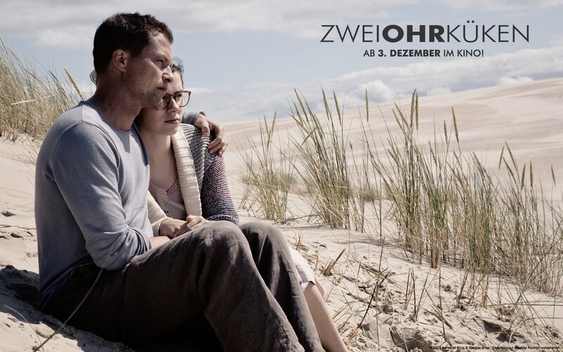 Man and Woman on Beach — Beige, Serene, Afternoon, Photograph