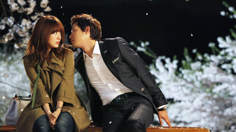 Man and Woman on Bench — Black, Romantic, Night