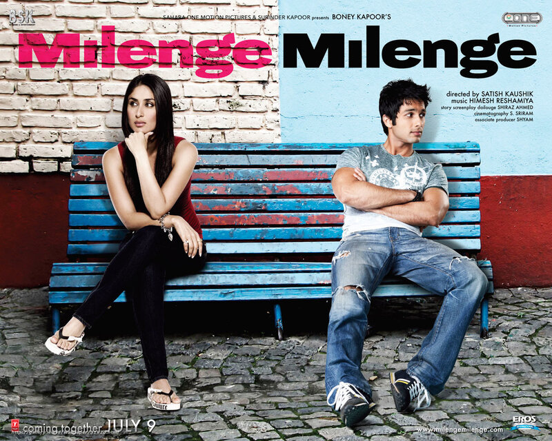 Man and Woman on Bench — Blue, Dramatic
