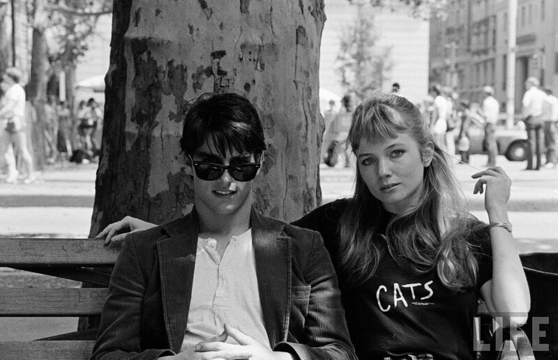 Man and Woman on Bench