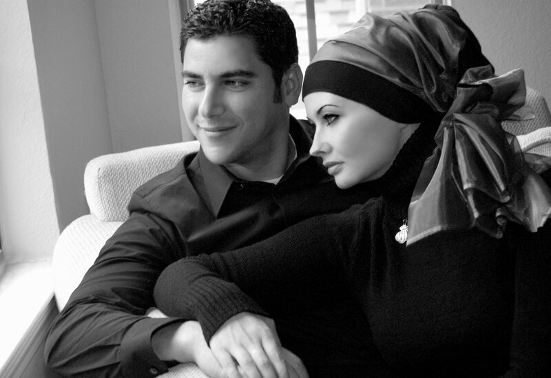 Man and Woman on Couch — Black, Intimate