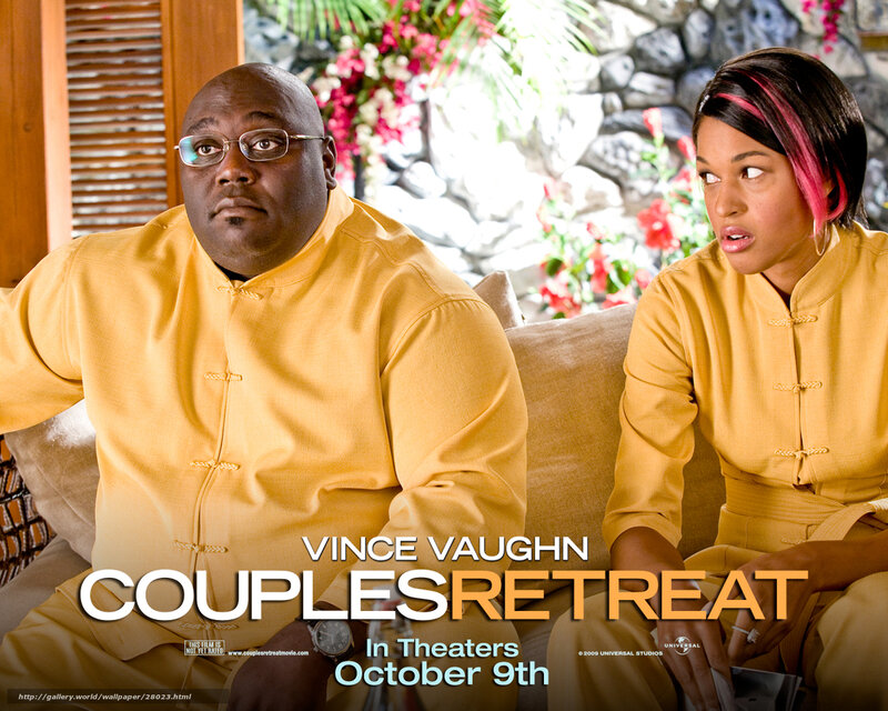 Man and Woman on Couch — Yellow