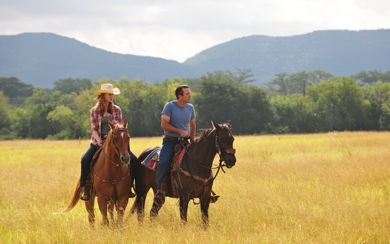Man and Woman on Horses