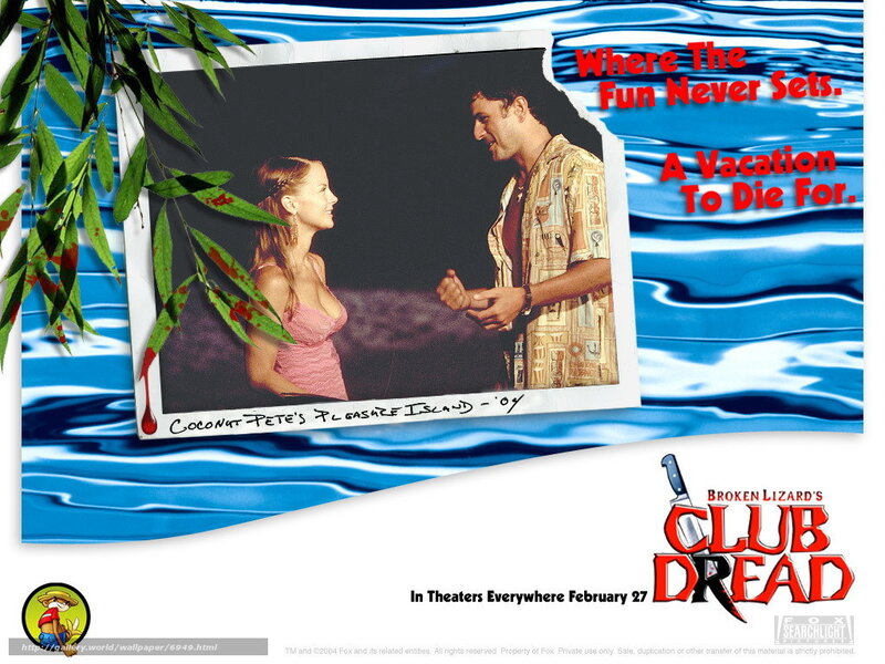 Man and Woman on Island — Blue