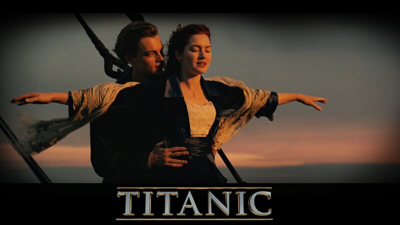 Man and Woman on Ship — Black, Dramatic, Sunset, Photograph