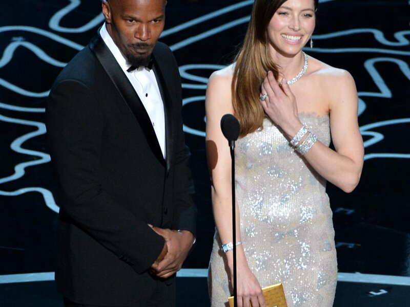 Man and Woman on Stage — Black, Formal