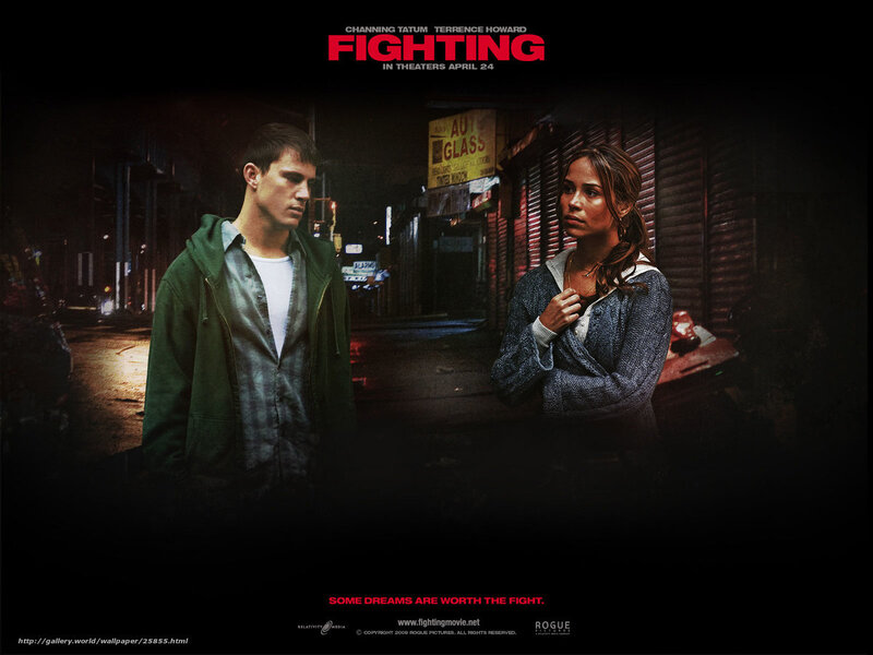 Man and Woman on Street — Black, Dramatic