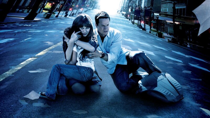 man and woman on street