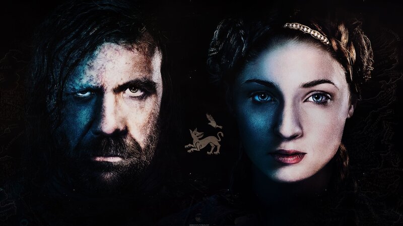 Man and Woman Portrait — Black, Dramatic, Night