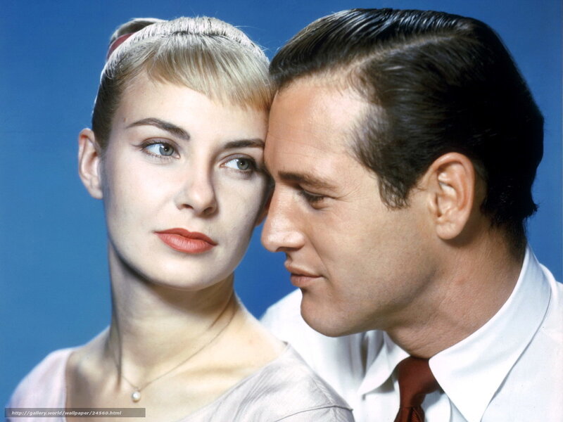 Man and Woman Posing — Blue, Intimate