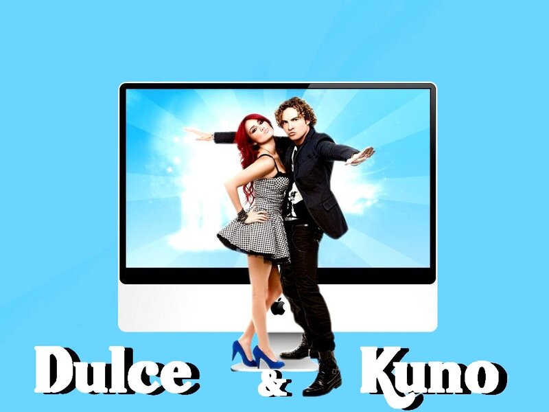 Man and Woman Posing — Blue, Playful