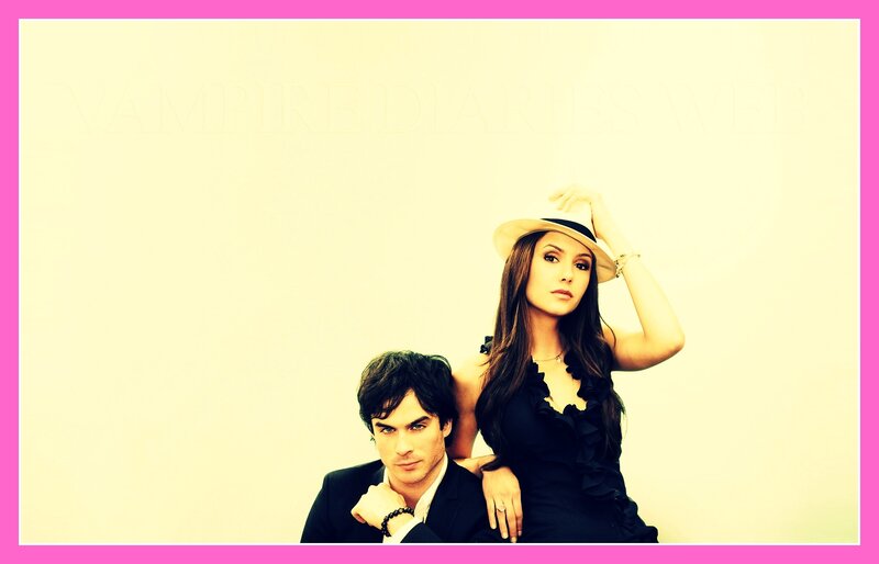 Man and Woman Posing — Pink, Dramatic