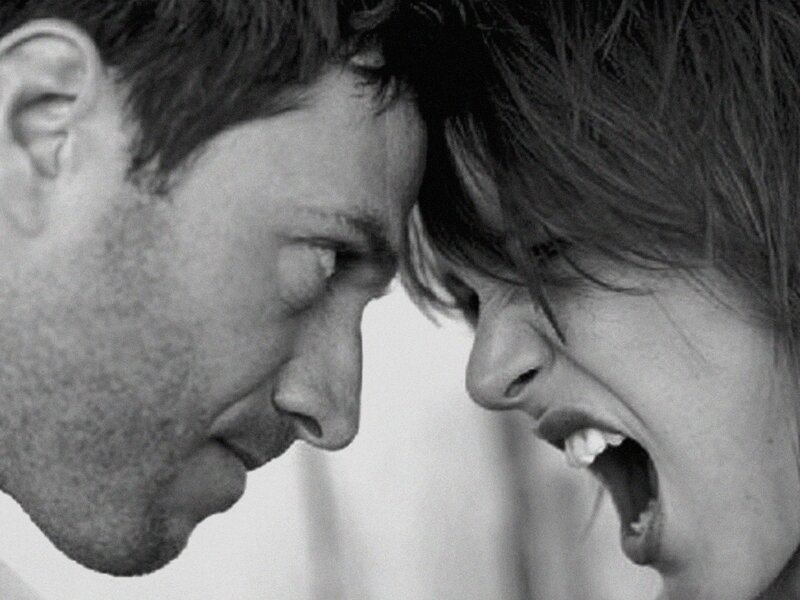 Man and Woman Shouting