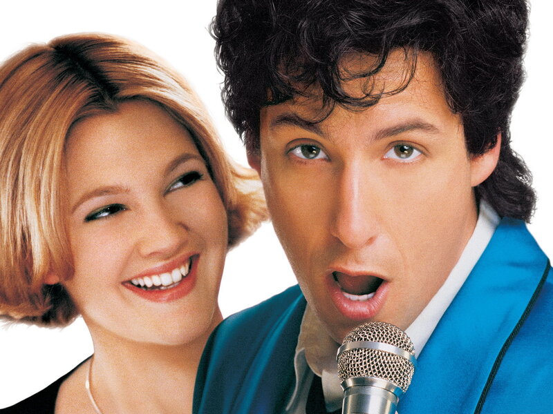 Man and Woman Singing — Blue, Playful