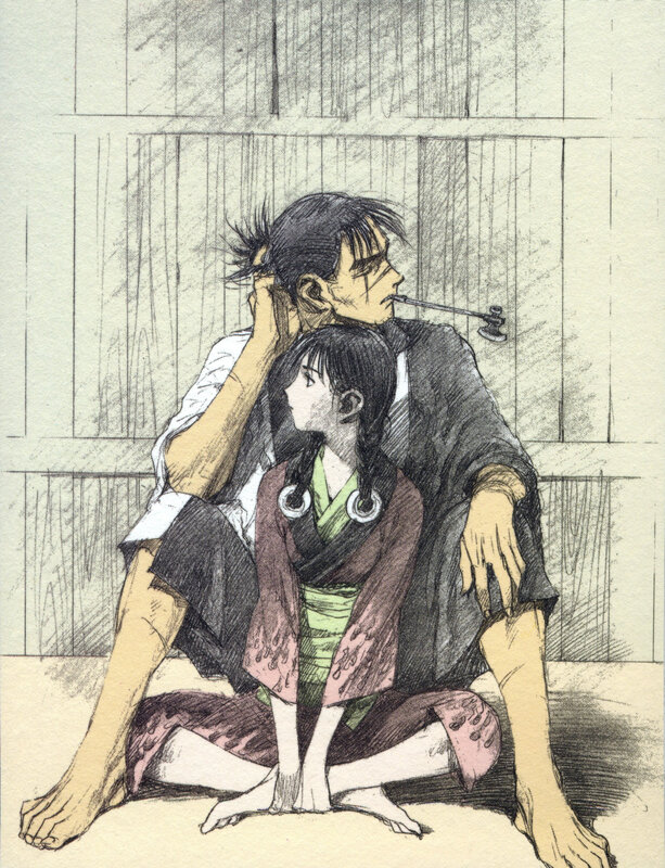 Man and woman sitting together