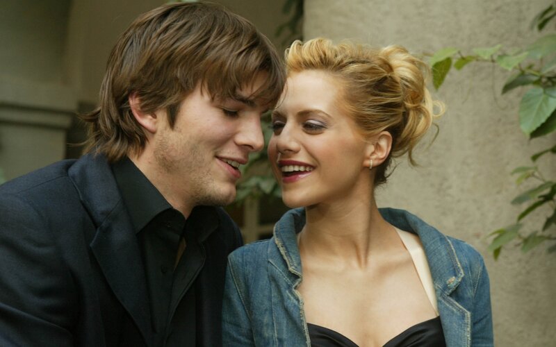 Man and Woman Smiling — Blue, Intimate