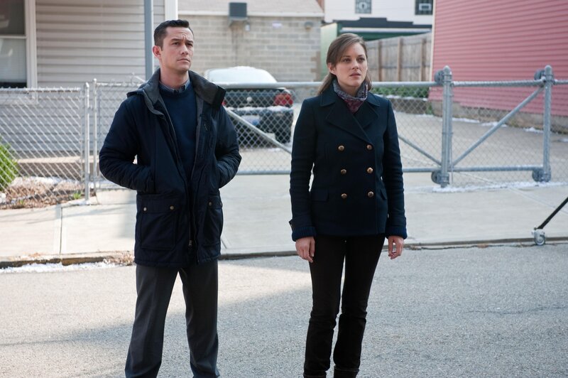 man and woman standing outside