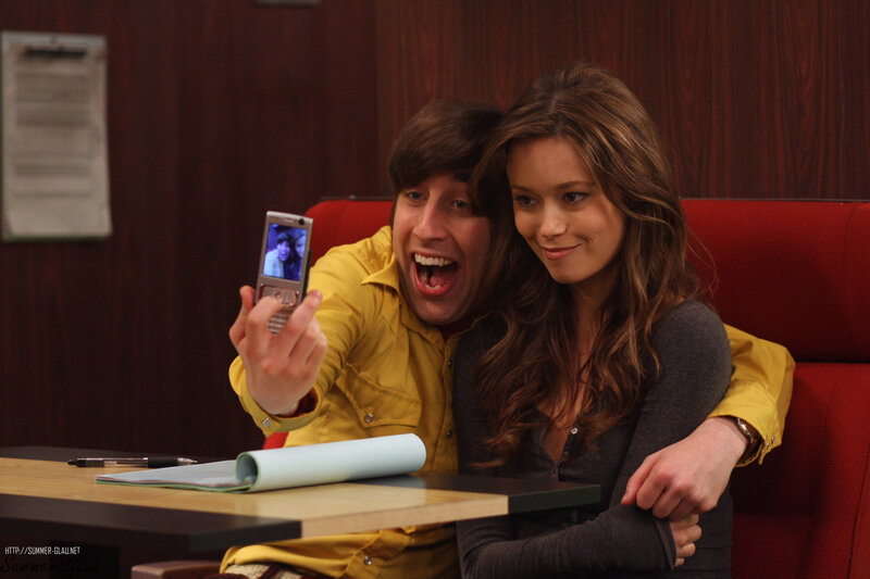 Man and woman taking a selfie