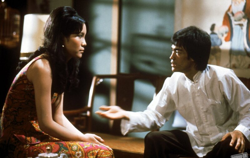 Man and Woman Talking — White