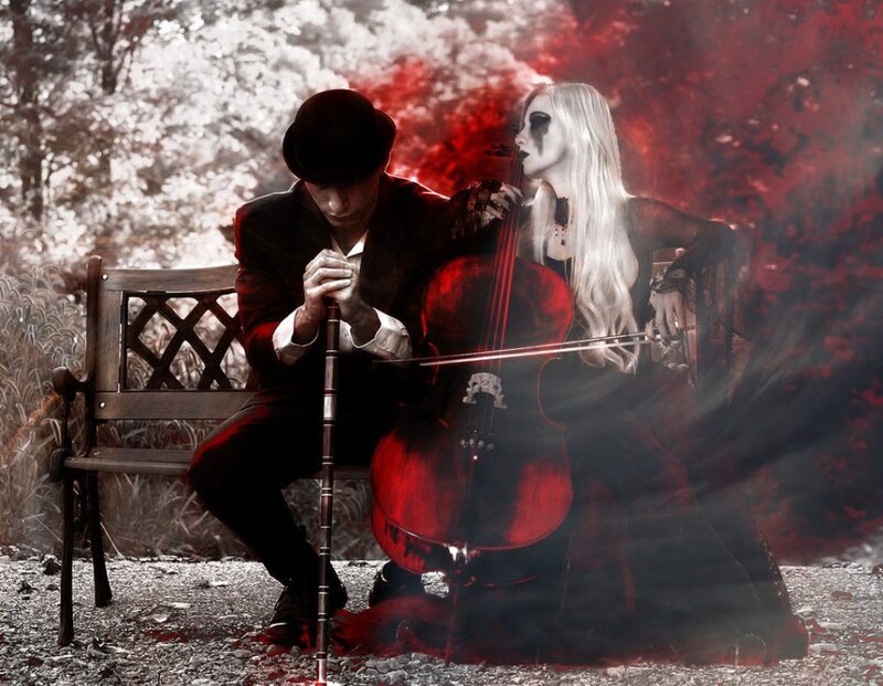 Man and Woman with Cello