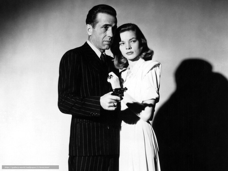 Man and Woman with Gun — Black