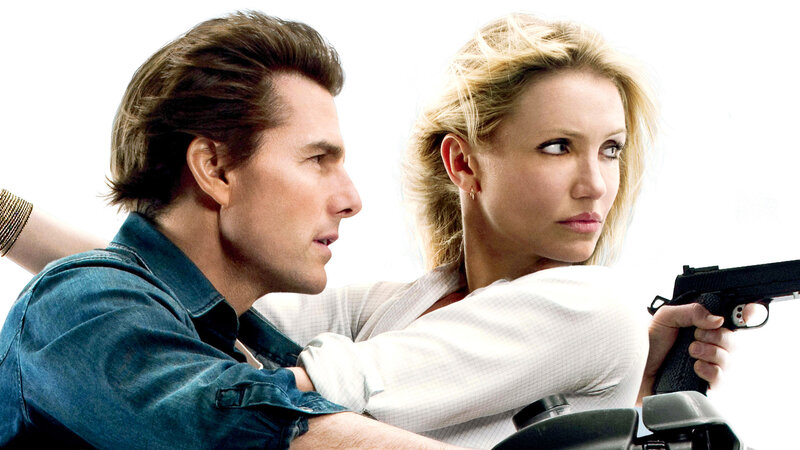 Man and Woman with Gun — White, Tense
