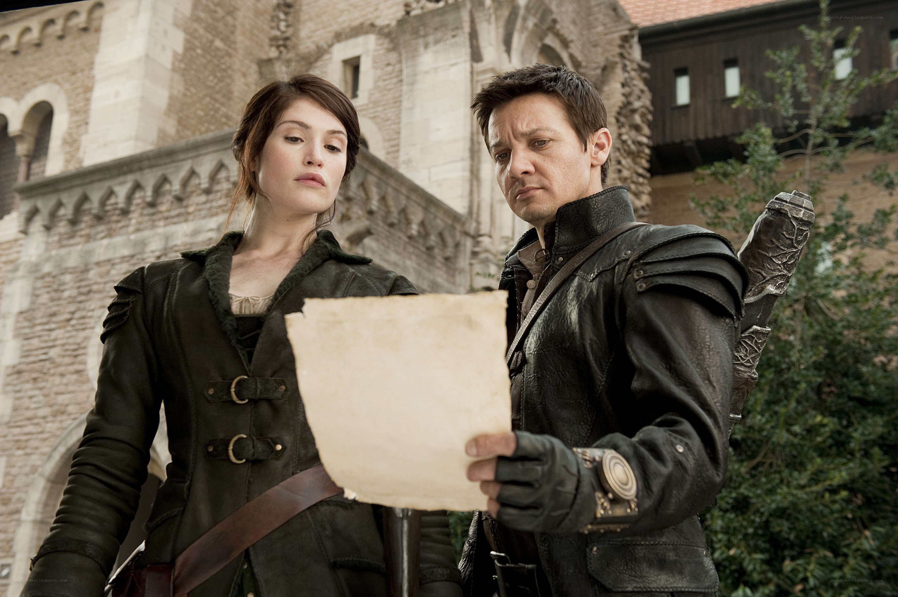 Man and woman with map