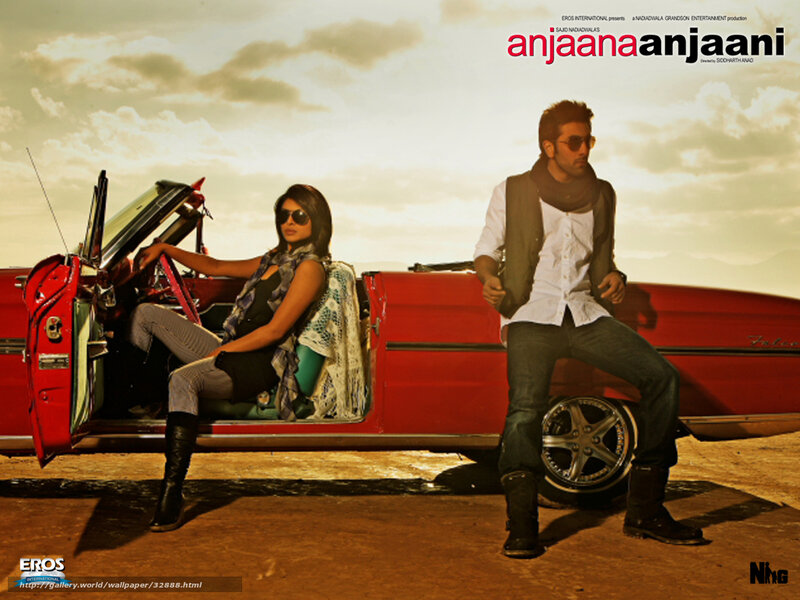 Man and Woman with Red Car