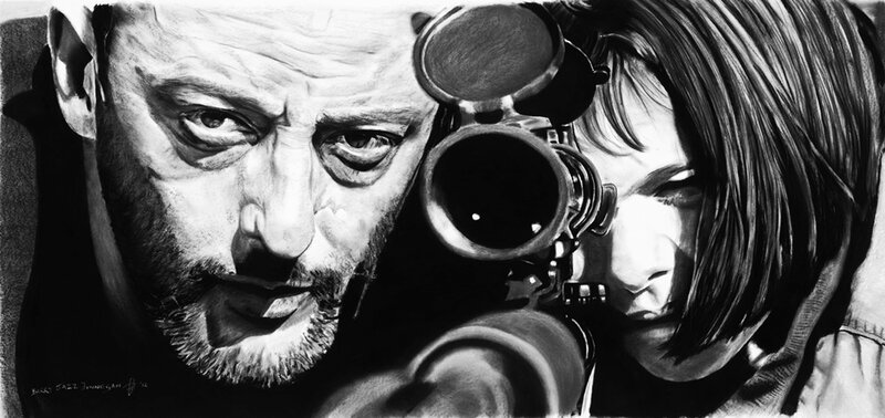 Man and woman with sniper rifle