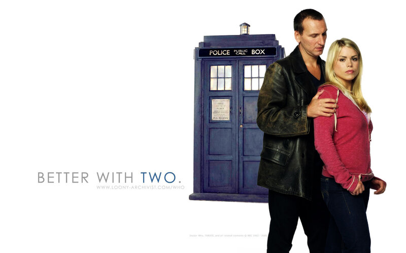 Man and Woman with TARDIS