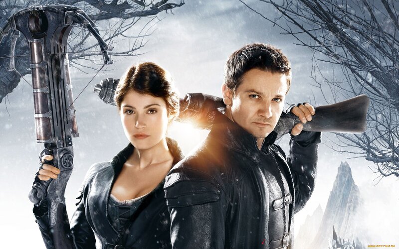 Man and Woman with Weapons — Black