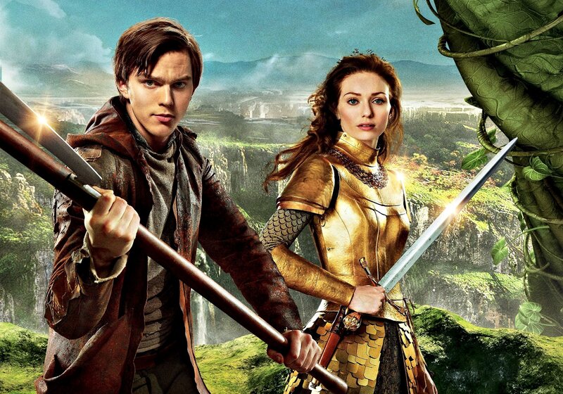 Man and Woman with Weapons — Green, Dramatic