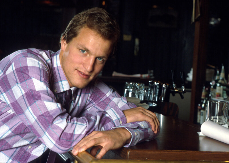 man at a bar counter