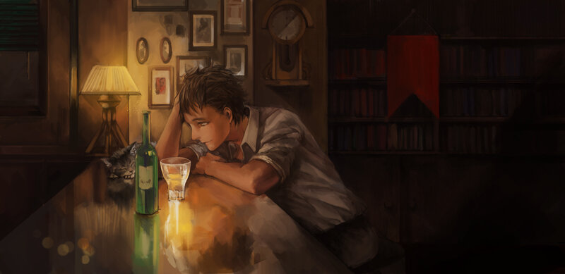 Man at a Bar