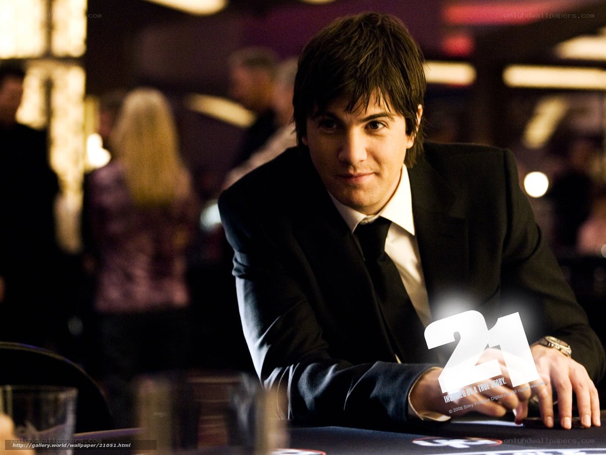 man at a poker table