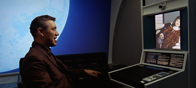 man at control panel