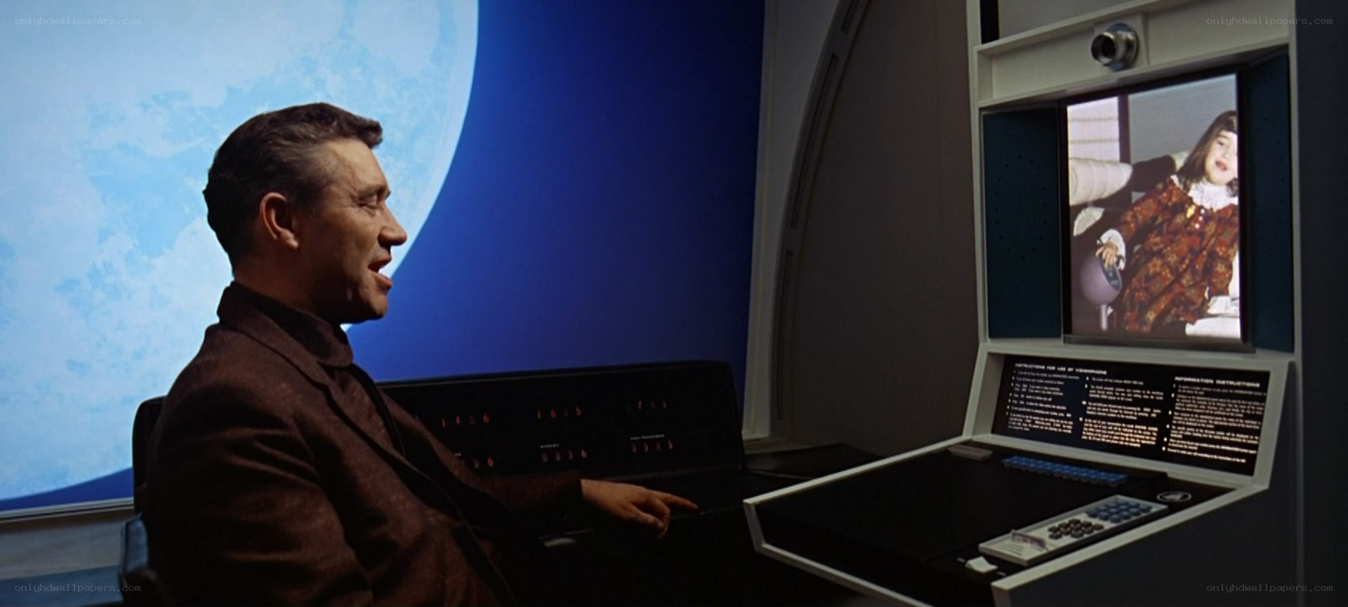 man at control panel