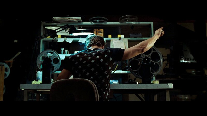Man at Film Editing Station