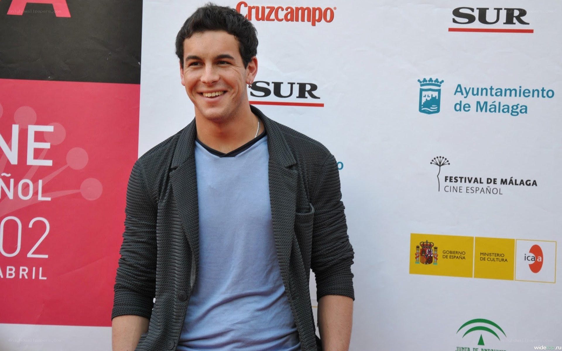 man at film festival event