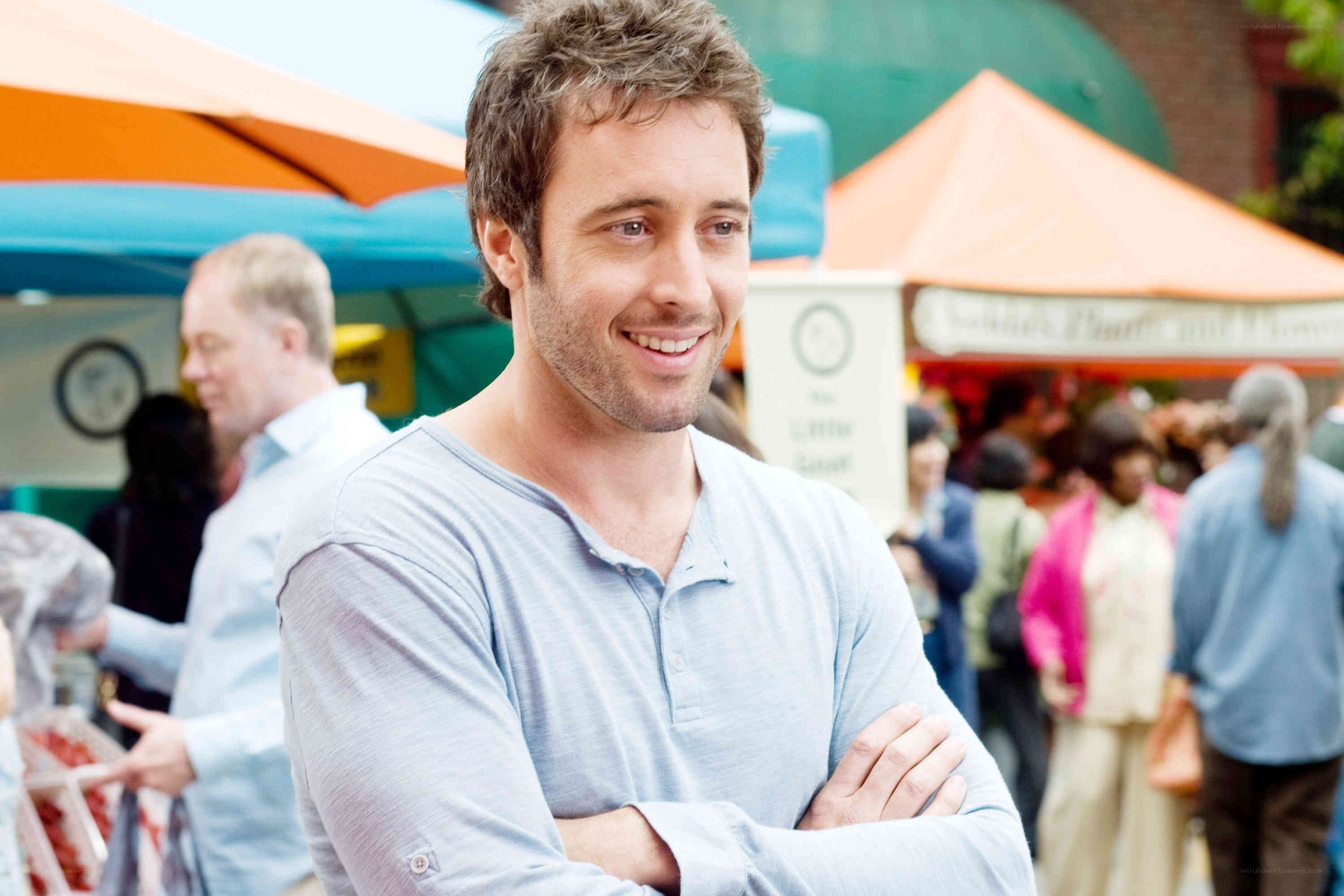 Man at outdoor market