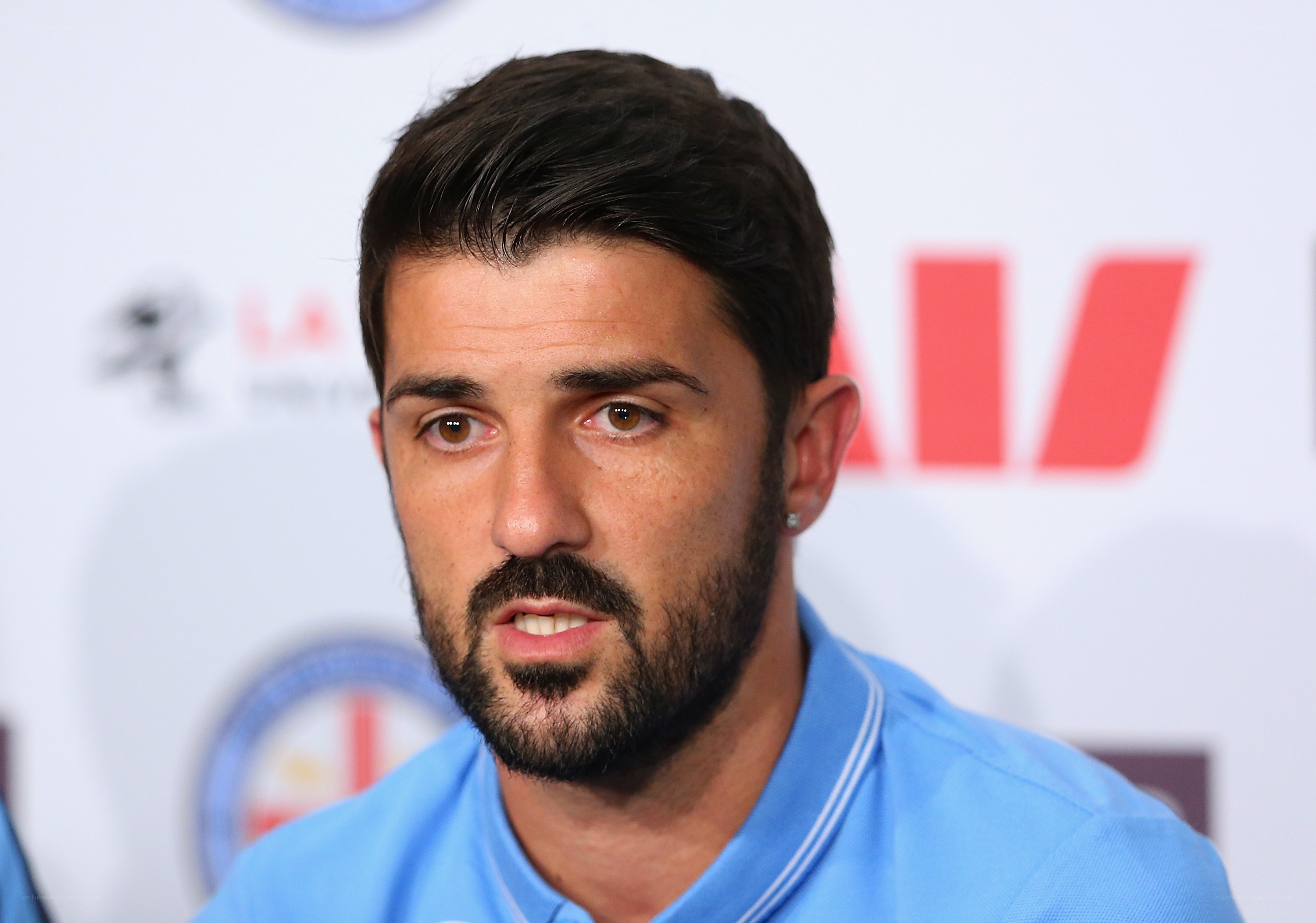 man at press conference