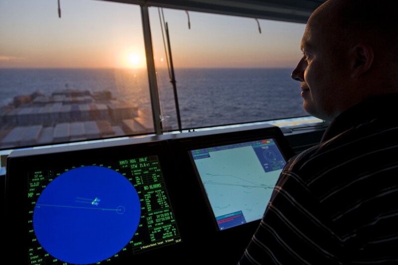 Man at Ship's Helm