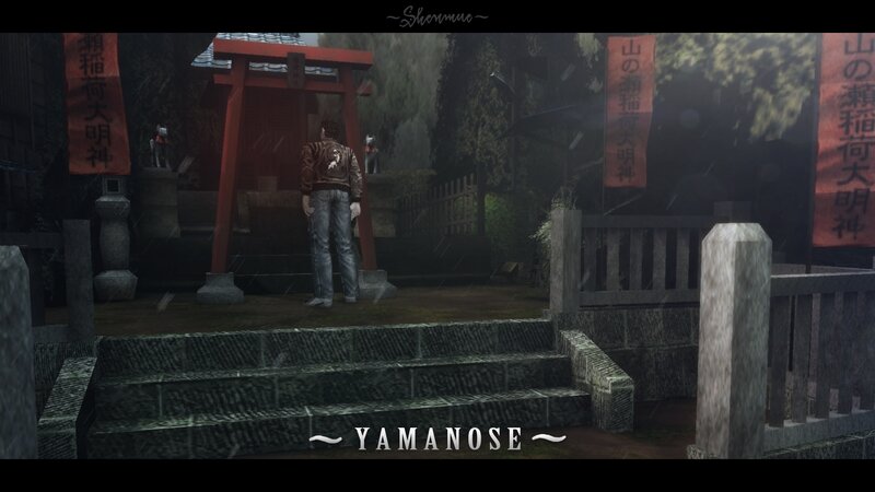 Man at Shrine — Gray