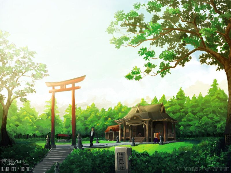 Man at Shrine
