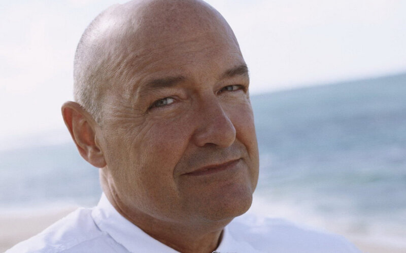 man at the beach